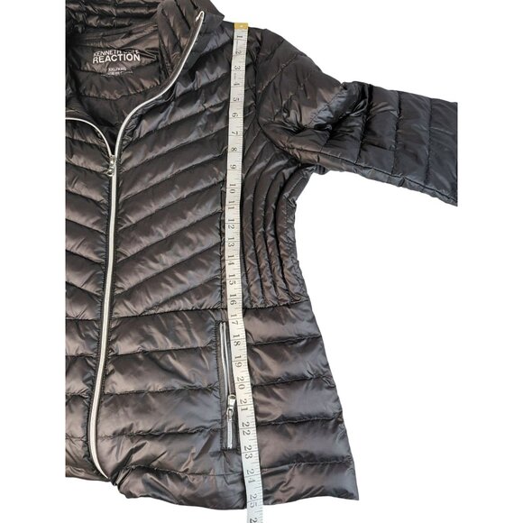 Kenneth Cole Reaction Women's Black Puffer Jacket XXL With Zip Pockets & Quilted - Picture 9 of 11
